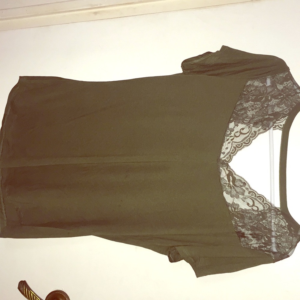 Green blouse